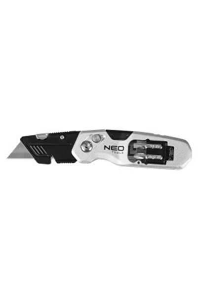 NEO Tools Briceag cu lamă trapezoidală, 1+3 lame, 2 biți