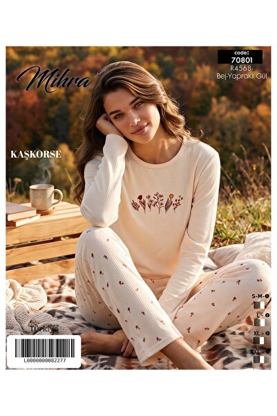 Mihra Long Sleeved Camisole Pajama Set