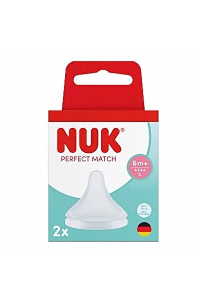 Nuk Τέλεια Εφαρμογή Θηλή Σιλικόνης Μέγεθος XL 6μ+ 2 τεμάχια