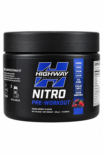 Nitro Pre-Workout Orman Meyveleri Aromalı 120 g 10 Servis