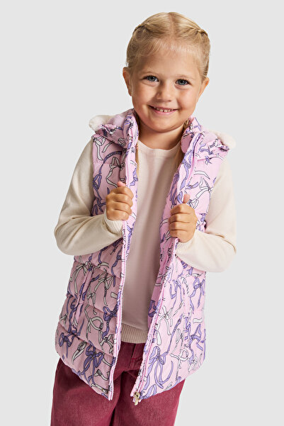 U.S. Polo Assn. Girl's Light Pink Vest 50326324-Vr078