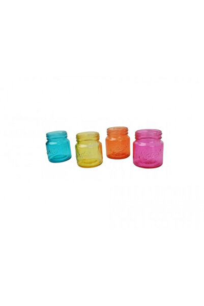 George Home Lot de 400 de bucăți - set de 4 pahare de shot tip borcan, multic...
