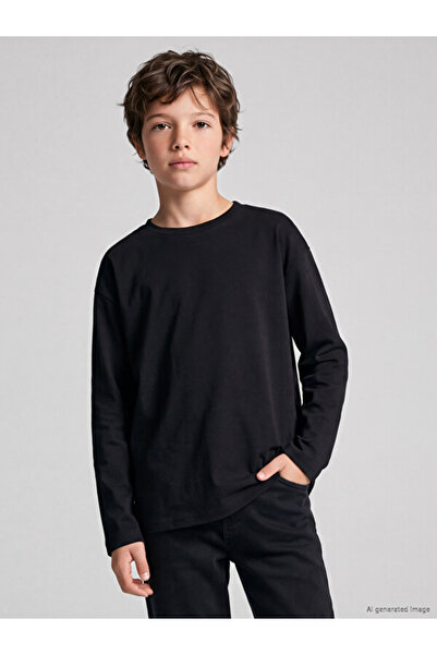 LC Waikiki Esvab • Modern & Distinctive Zero Roba Collar Boys' T-Shirt