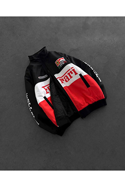ZENİSO BUTİK Yaka Detay Racıng Retro Motobike style unısex ceket