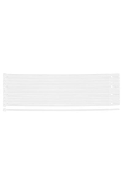 NEO Tools Coliere de cablu din plastic EXTREME 4.8 × 300 mm, albe, 100 bucăți.