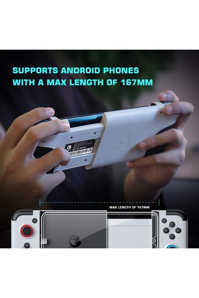 GameSir Controler de gaming mobil X2 Type-C, Controler de joc pentru Android, Suport pentru controler de gaming tip grip, Plug and Play, Xbox Game Pass, xCloud, Stadia, Vortex și multe altele