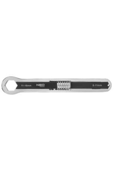 NEO Tools Cheie inelară dublă reglabilă 5-16 mm