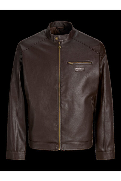 Jack & Jones Men's High Collar Zipper Closure Jacket - Norrebro
