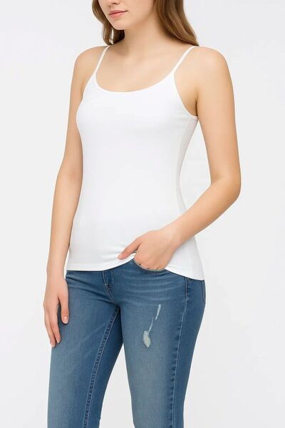 B'YOU life Tutku Elite Modal Elastane Strapless Tank Top 2001 (3 Pieces)
