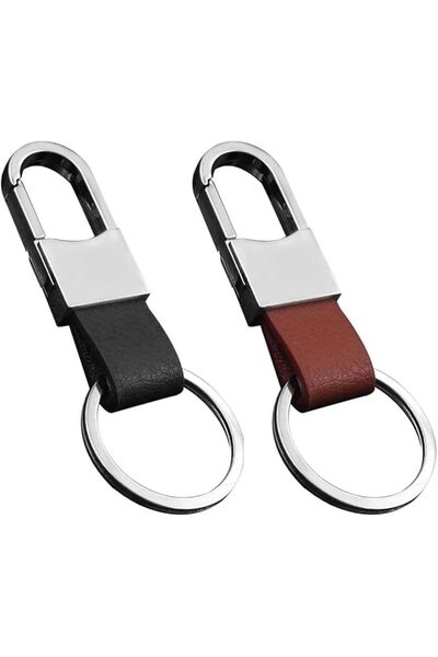 ASKIND Premium Soft Car Leather Keychain Key Holder, Key Organizer For Men Wo...