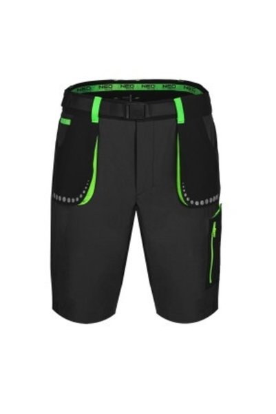 NEO Tools Pantaloni scurți PREMIUM, elasticitate în 4 direcții, negri, mărime...