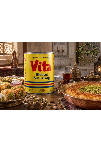 recepoğlu ticaret vita Bitkisel Katı Susuz Margarin 1 Lt