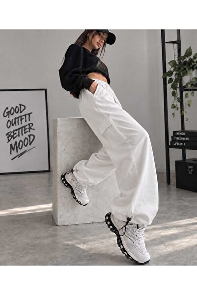 EDVESS Y2K Baggy Stripe Detailed Trousers Tracksuit