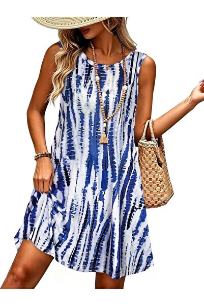 GENERAL elescat Summer Dresses for Women Casual Sleeveless Tshirt Beach Flowy...