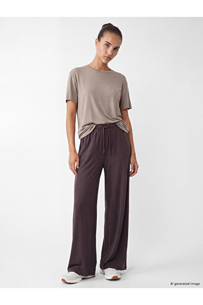 LC Waikiki Two Mt Shop Quality Koor Sport Plum Combed Cotton Straight Loose &...
