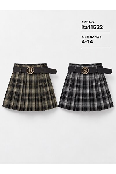 SETTY KOOP Girls’ Plaid Skirt