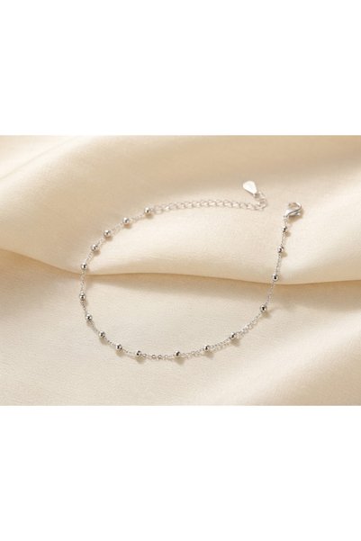 Peach Jewelry Peach Jewerly Αλυσίδα Ποδιού Από Ασήμι 925 Ασημί