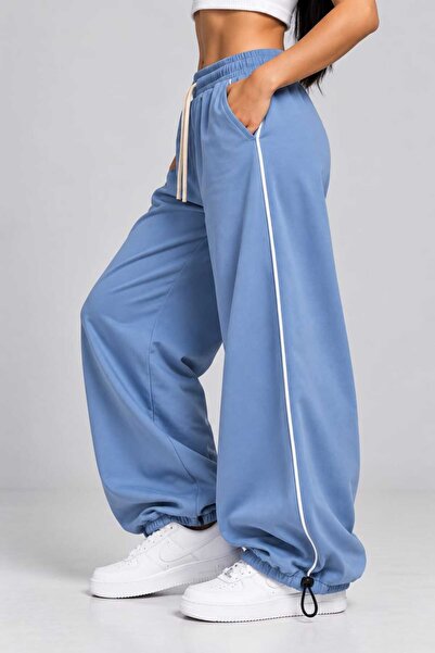EDVESS Y2K Baggy Stripe Detailed Trousers Tracksuit