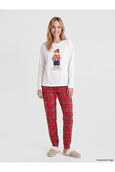 LC Waikiki Alita City with a Difference, Lcw Dream Red Combed Cotton Printed ...