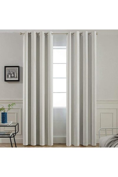 Yakamok Thermal Insulated Rod Pocket Ombre Curtains, Light Blocking Gradient ...