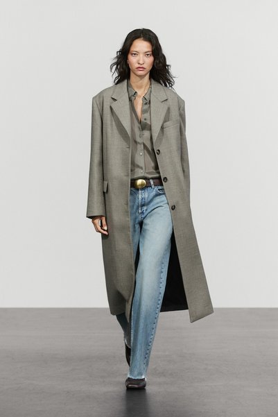 Massimo Dutti %100 yün uzun kaban