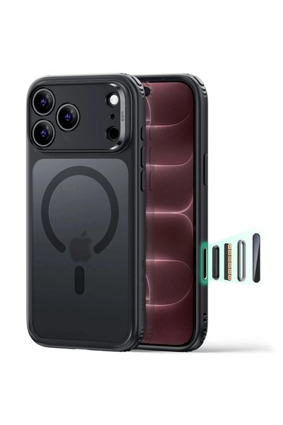 ESR Husa Classic Hybrid HaloLock, iPhone 17 Pro Max/18 Pro Max, Frosted Black