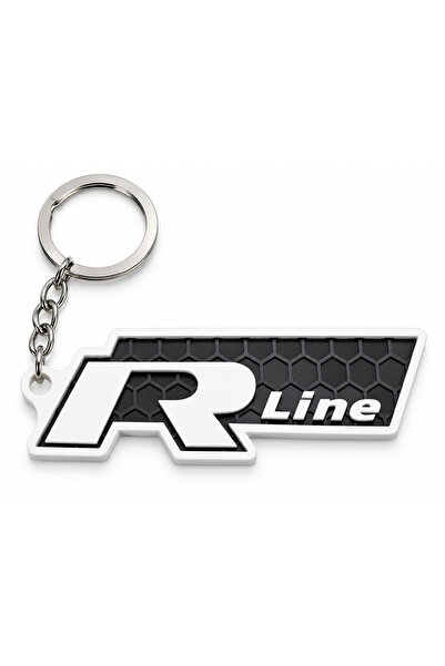 Autohelix MSA Breloc auto Volkswagen R-Line cu lanț și inel
