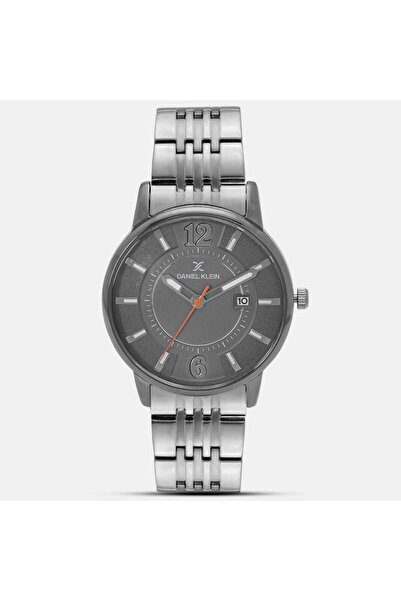 Daniel Klein Ανδρικό Ρολόι 44mm Με Μπρασελέ Και Γκρι Καντράν