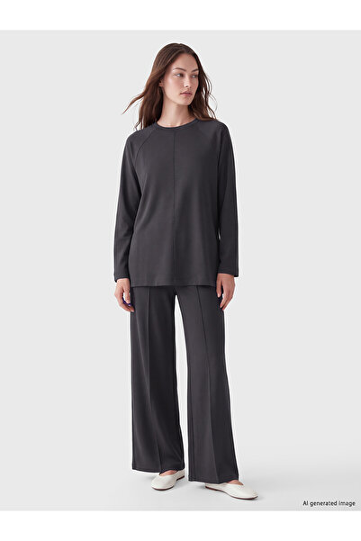 LC Waikiki Two Mt Shop Quality Lcw Modest Anthracite Interlock Plain Standard...