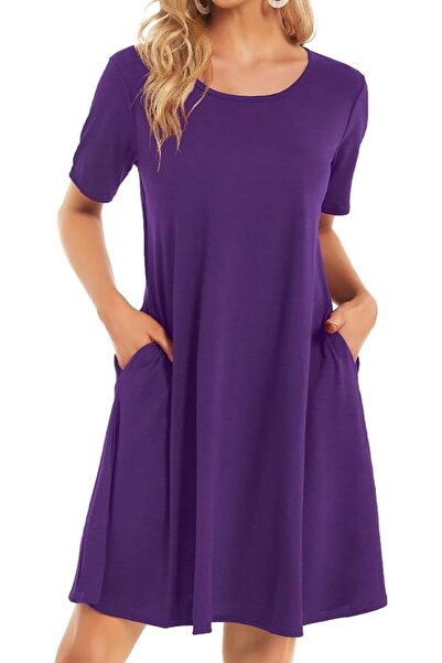 GENERAL elescat Summer Dresses for Women Casual Sleeveless Tshirt Beach Flowy...