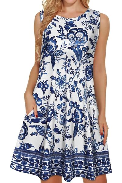 GENERAL elescat Summer Dresses for Women Casual Sleeveless Tshirt Beach Flowy...