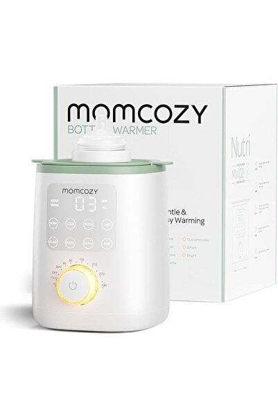 Momcozy سخان زجاجات الأطفال 9 في 1 مع ضوء ليلي ومؤشر حرارة دقيق، يحافظ على ال...