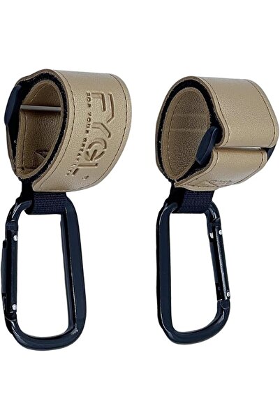 GENERAL Hooks for Baby Stroller - Universal Adjustable Ring Clips, Brown