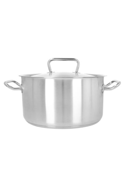 Demeyere Saucepan with lid, stainless steel, 30 cm/11 L, "Classic Pro 3" -