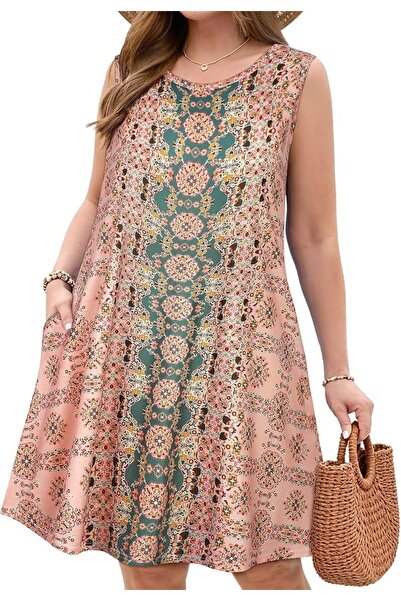 GENERAL elescat Summer Dresses for Women Casual Sleeveless Tshirt Beach Flowy...