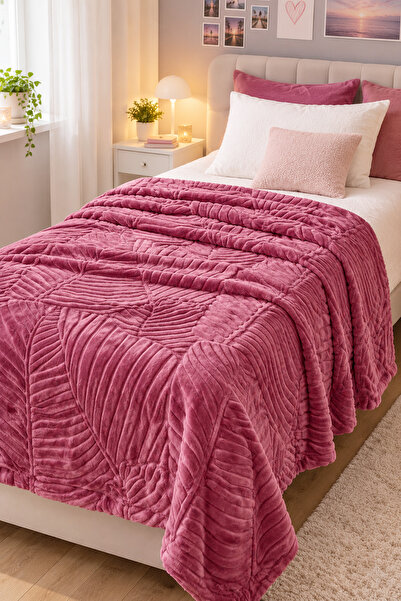 Merinos Elegans Embos Mink Single Blanket