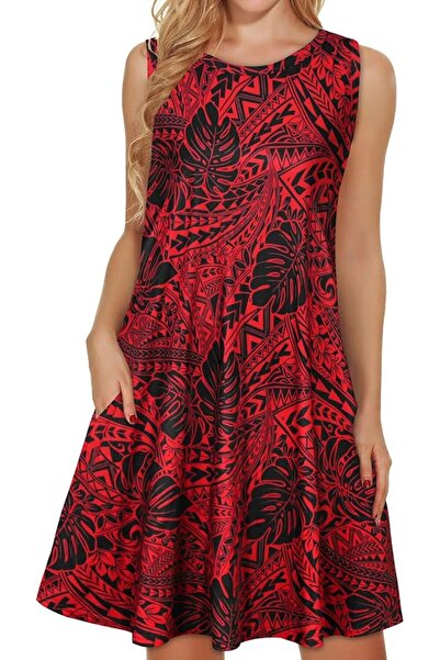 GENERAL elescat Summer Dresses for Women Casual Sleeveless Tshirt Beach Flowy...