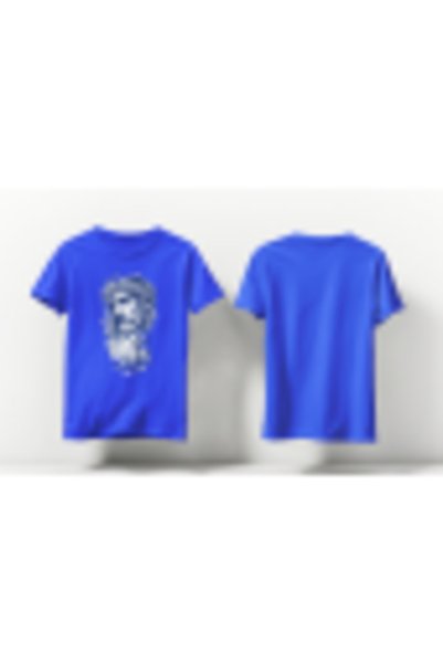OEM Tricou Isus Albastru