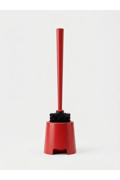 Generic Red Color Toilet Brush Holder 40 cm Height