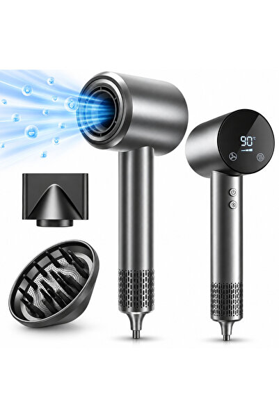 Velixo Επαγγελματικό πιστολάκι μαλλιών, 1500W, 150.000 στροφές ανά λεπτό, 200...