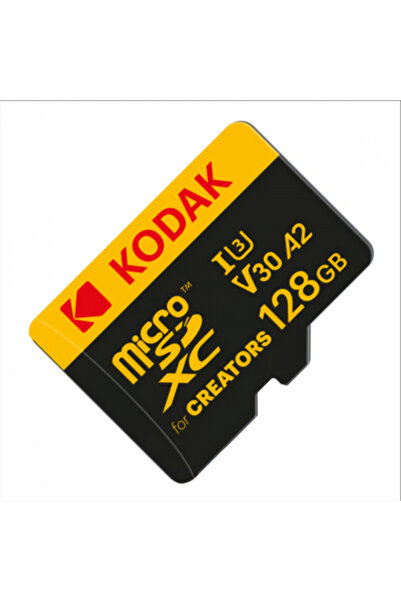 Kodak Card Memorie microSDXC for Creators, 128Gb, Clasa 10 / UHS-1 U3, Cu Ada...