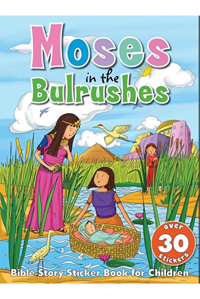 North Parade Bible Sticker Book - Moses in the Bullrushes