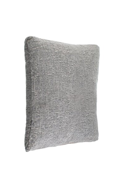 OEM Pernă decorativă de canapea din șenilă gri 52x52cm - Accent călduros de i...