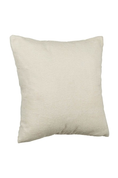 OEM Pernă decorativă de iarnă din chenille 52x52 cm Ecru