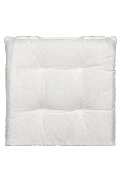 OEM Pernă de scaun Off White 40x40cm din bumbac