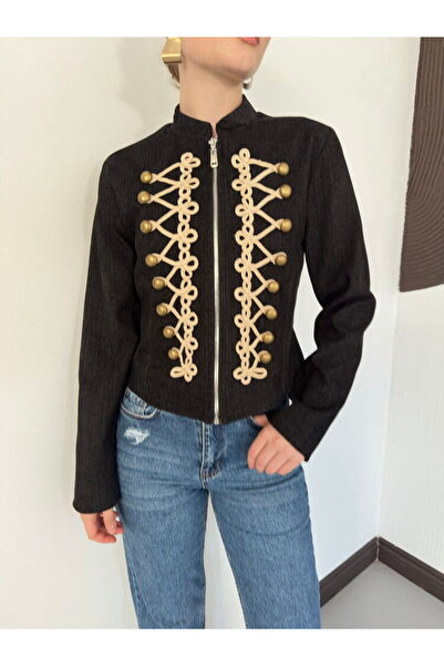 Cistern İstanbul Women's Embroidery Detailed Jacket