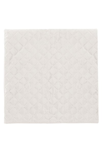 OEM Față de pernă decorativă din catifea ecru cu model romb 45x43cm