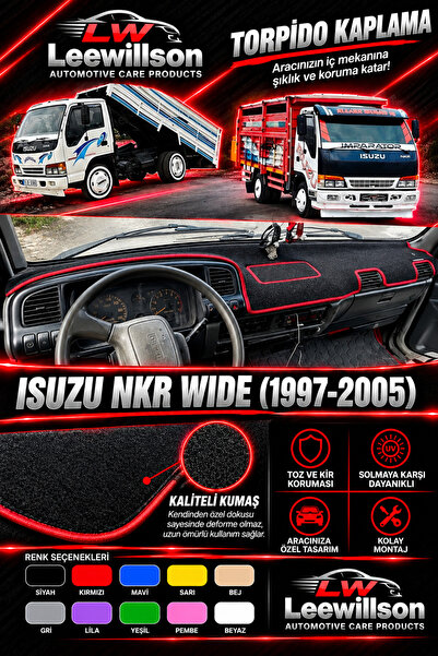 LeeWillson Isuzu Nkr Wide (1997-2005) Front Chest Panel Dashboard Protection ...