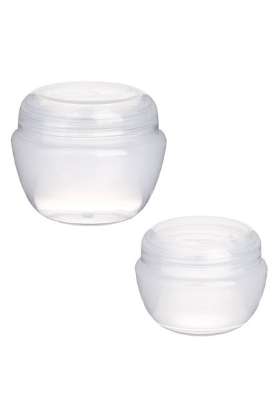 OEM 2 Borcane de cremă de călătorie 30g și 50g din plastic transparent
