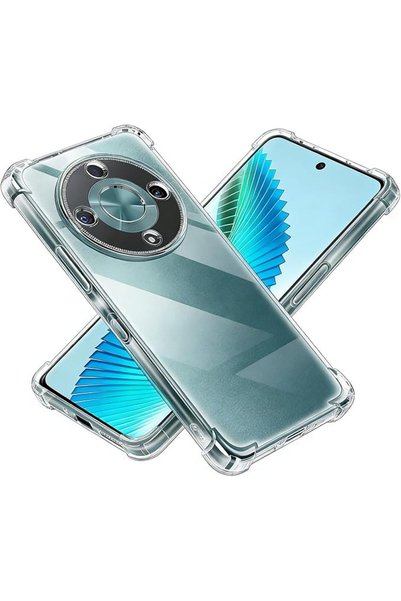 GENERAL غطاء حماية متوافق مع هاتف Honor X9b، غطاء مرن فائق النحافة من مادة TP...